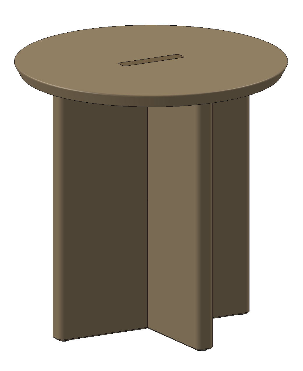 Pillar Round Side Table