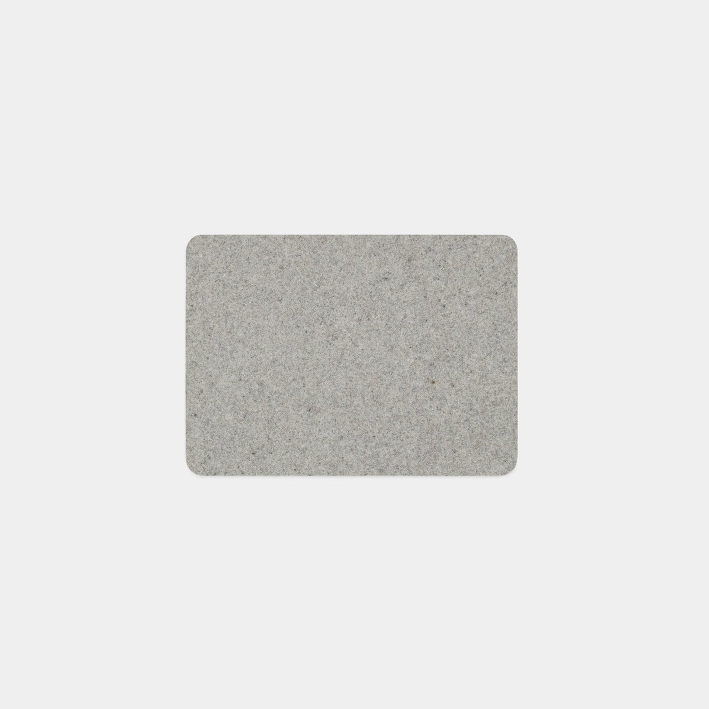 The Felt Tops mat is a rectangular, light gray felt mat with rounded corners displayed on a plain white background.