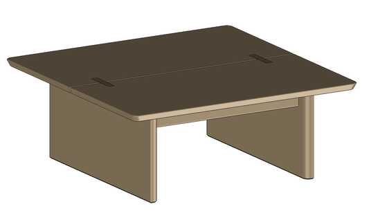 Pillar Square Coffee Table