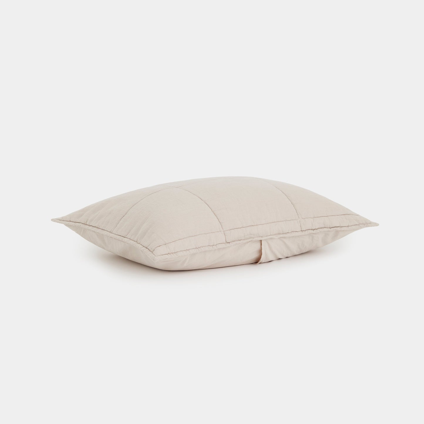 Linen Quilted Sham Set