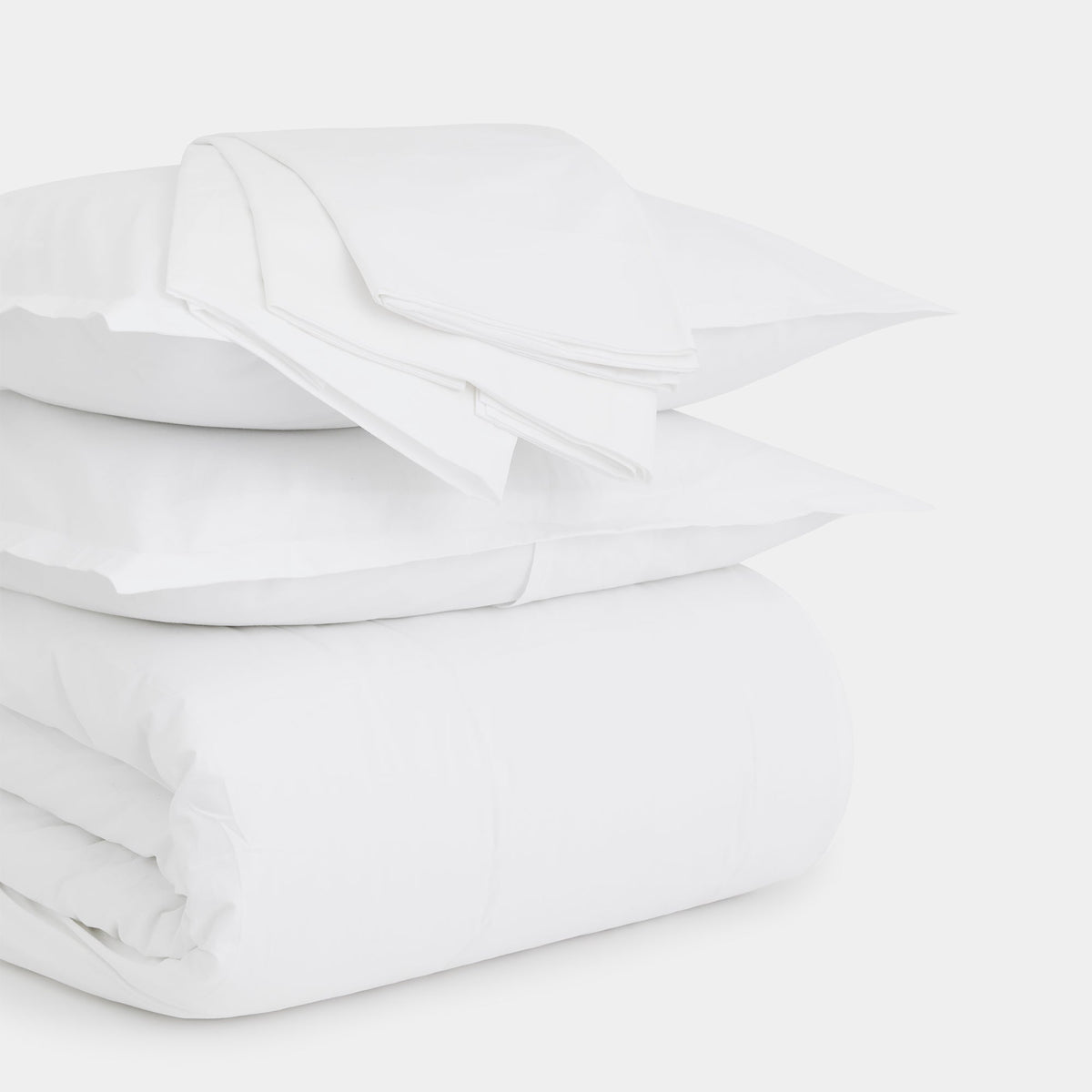 Complete Cotton Percale Bedding Set
